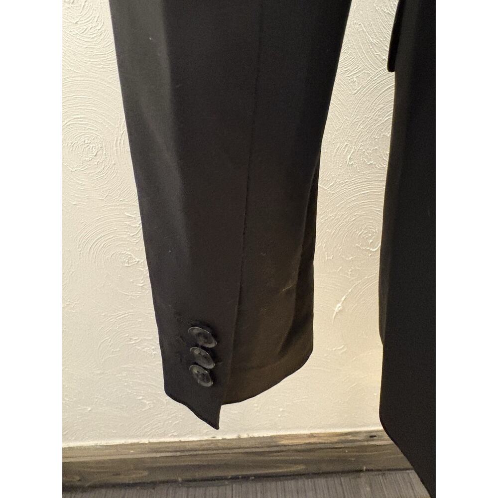 Banana Republic Women’s Black One Button Blazer Size 10 Wool Blend Career - Picture 4 of 7